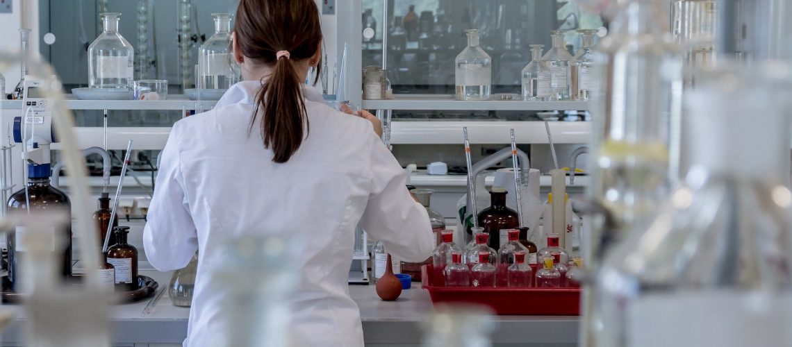 Woman in laboratory